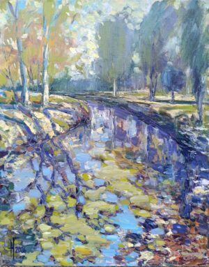 Susurro del río 40×50